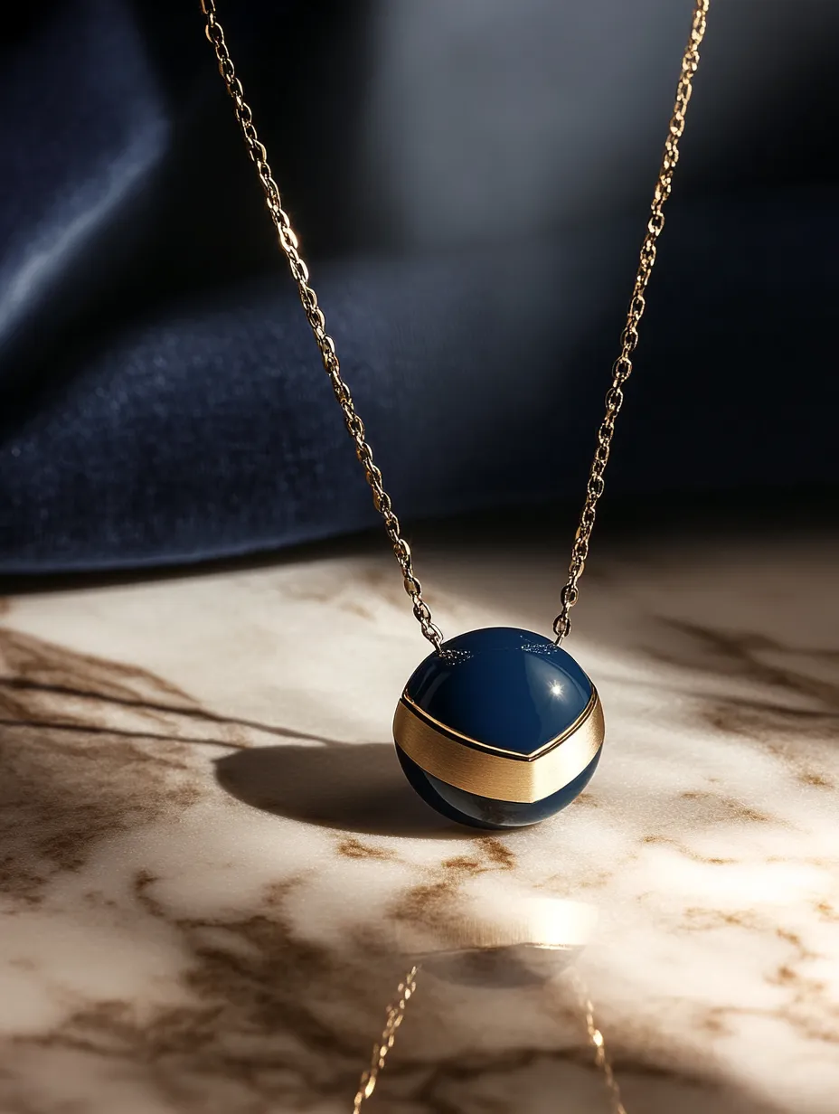Necklace: Lapis Pendant